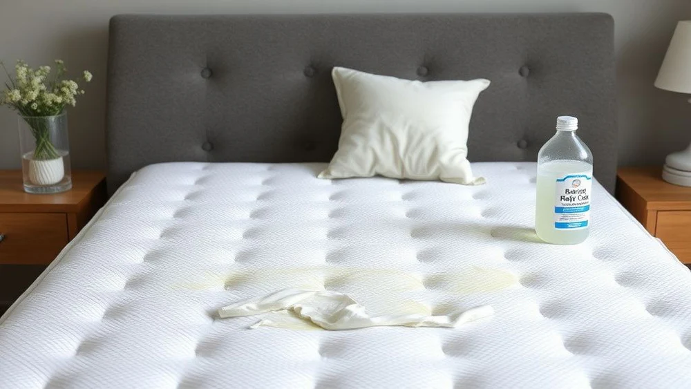 how to clean pee from mattress
