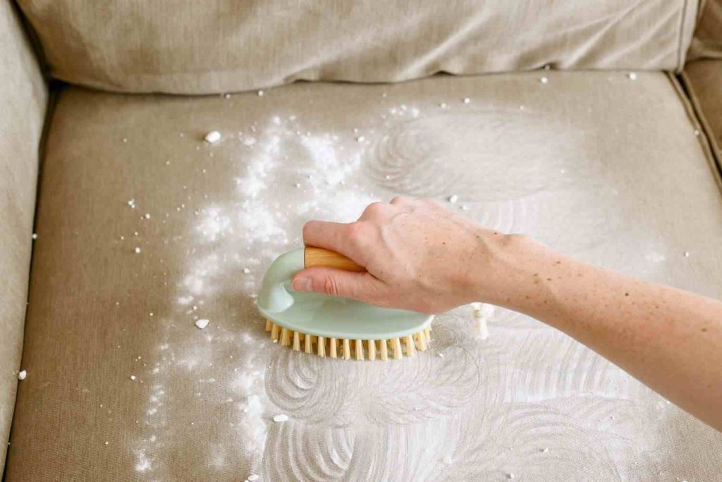 Remove Grease or Oil Stains from Fabric Sofa