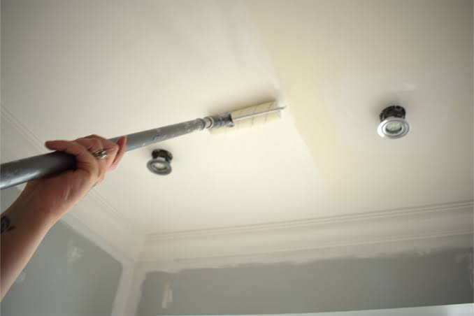how to paint ceiling